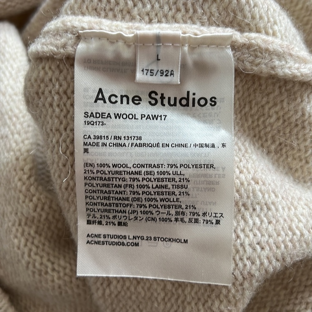Acne Studios quarter zip - Picture 5 of 5